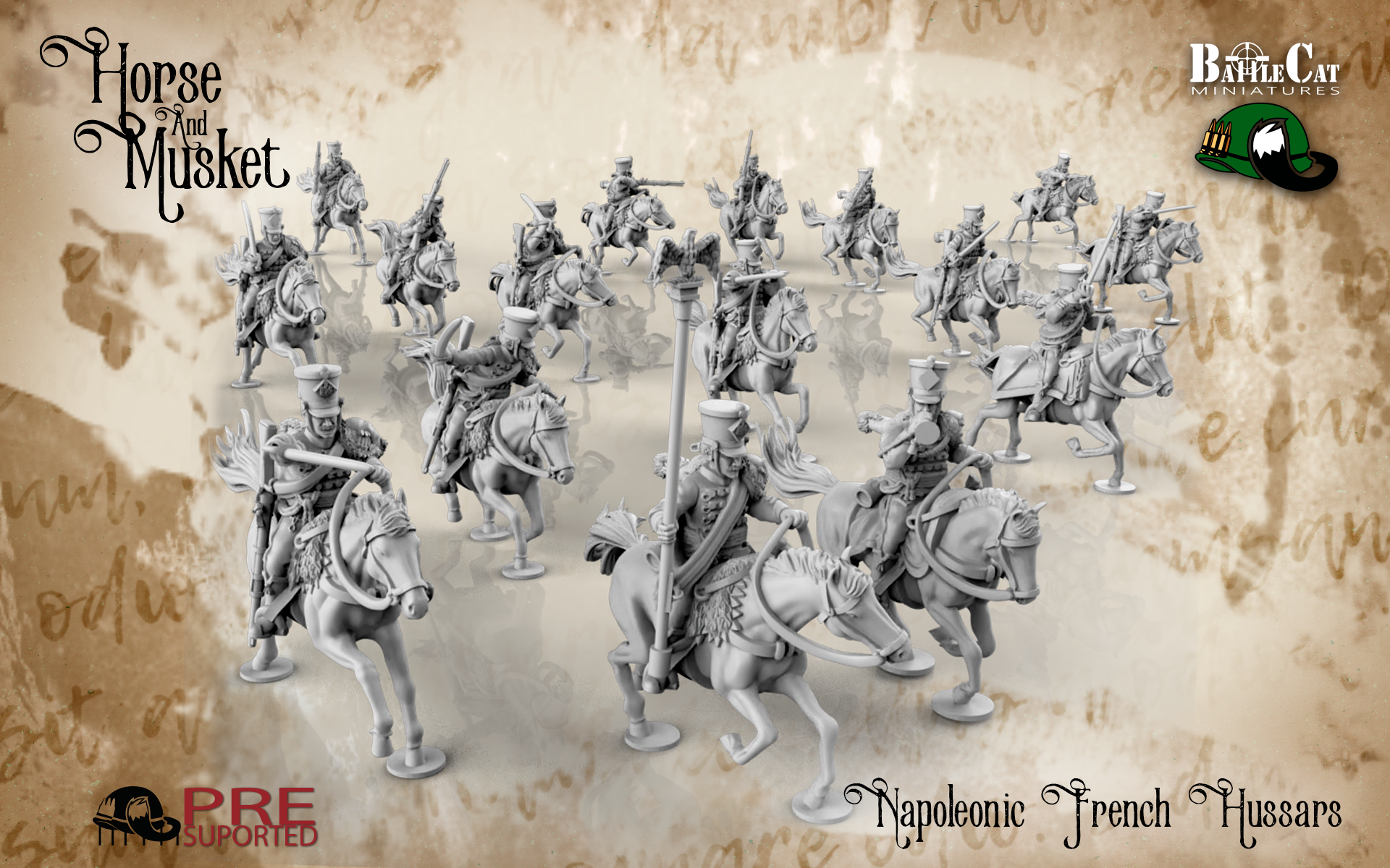 1812 French hussars